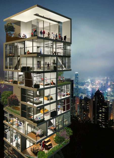 Residential Complex Embracing Green Roof Systems and Modular Timber Construction in Urban Settings