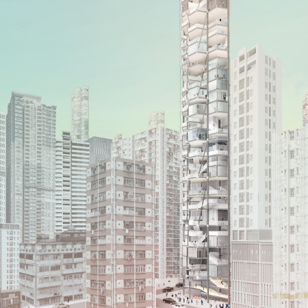 Hexagonal Living Units Crafted From Sustainable Materials Promoting Community Interaction in Urban Housing