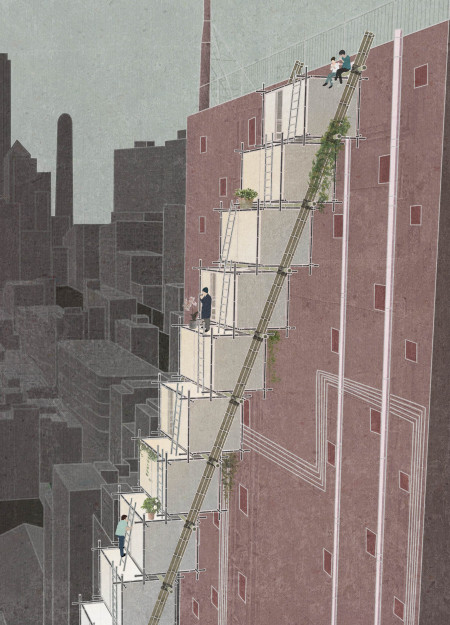 Bamboo Framework With Vertical Integration for Compact Urban Living