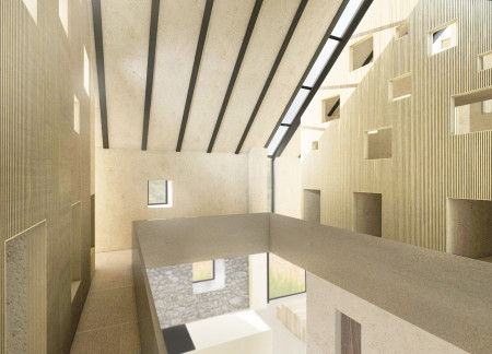 Circular Retreat Embracing Local Stone and Timber for Mindful Living
