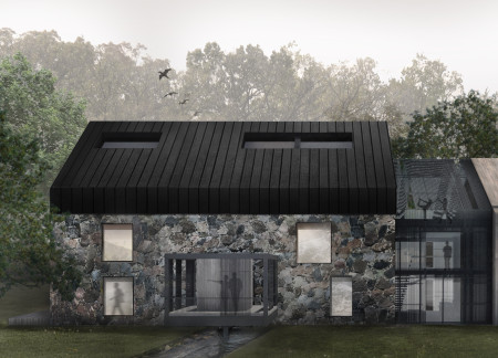 Sculpted Silence in Natural Stone and Wood for Mindful Retreats
