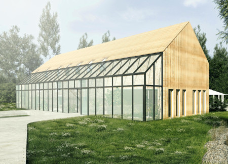 Meditation Retreat Emphasizing Cross-Laminated Timber and Charred Wood Shingles in Harmony with Nature