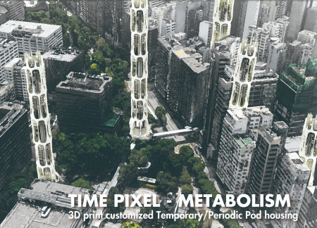 3D Printed Recyclable Pods Within Tubular Frameworks for Sustainable Urban Living