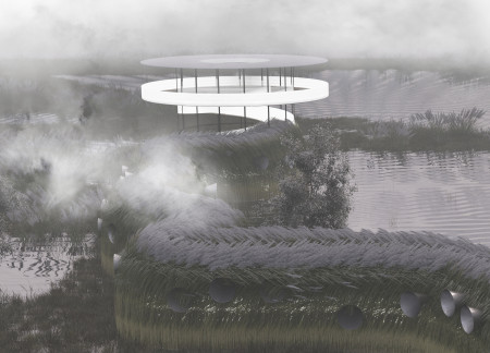 Spiral Observation Tower Crafted From Native Timber and Eco-Friendly Materials Enhancing Wildlife Interaction
