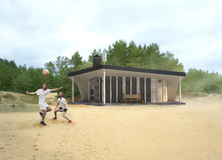 Cross-Laminated Timber Elegance Meets Charred Wooden Shingles in a Sustainable Community Hub
