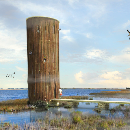 Charred Wooden Shingles and Green Roofs Transforming Urban Living Spaces