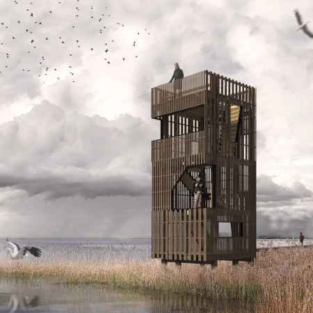 Charred Wooden Shingles And Cross-Laminated Timber Panels Define A Versatile Community Hub