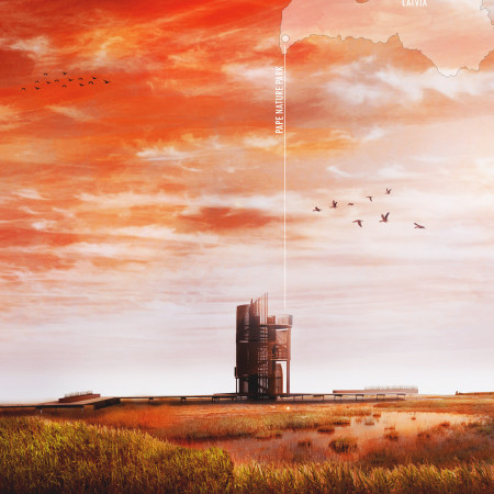 Corten Steel And Timber Observation Tower Embracing Nature’s Habitat