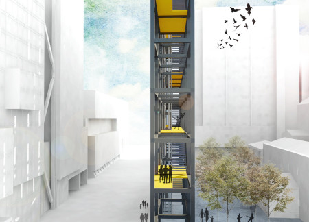 Polycarbonate Facade and Community Engagement in a Sustainable Art Generator  