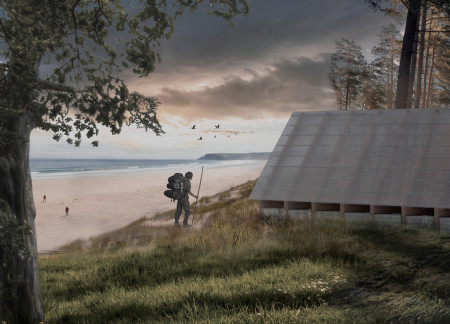 Charred Wooden Shingles and Cross-Laminated Timber Panels Shape A Retreat in Harmony with Nature