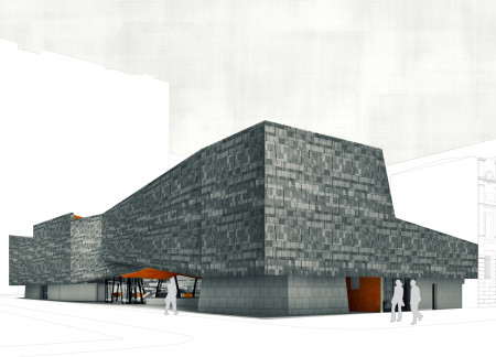 Charred Wooden Shingles and Composite Panels Create a Versatile Cultural Hub