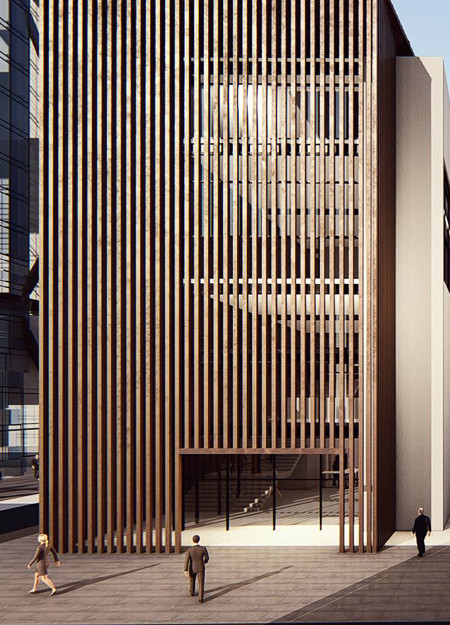 Charred Wooden Shingles and Cross-Laminated Timber Panels Define a Community Hub in Harmony With Nature