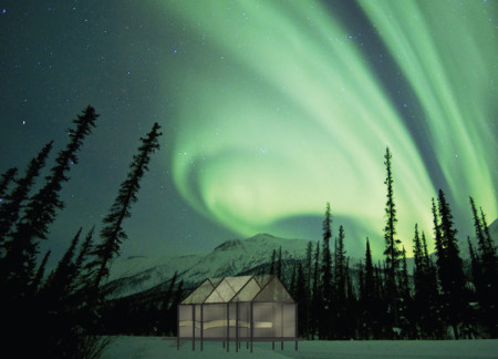 Wind-Responsive Cabins Featuring Wire Mesh and Steel Structures for Communal Retreats  