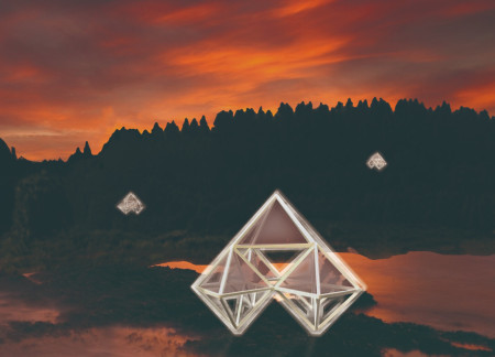 Fluorescent Yellow Coating on Pyramid-Shaped Cabins Using Sustainable Timber in Latvia’s Scenic Landscape