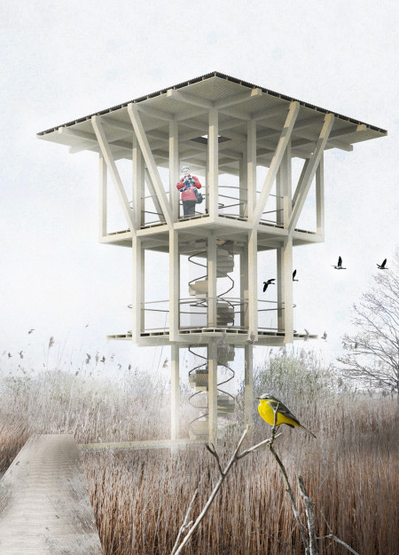 Sustainable Timber Structure Featuring Handcrafted Joinery in a Biophilic Observation Tower  