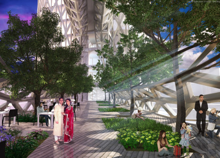 Vertical Gardens and GRC Facades Enhancing Urban Living in High-Rise Structures