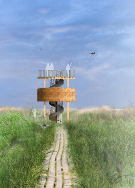 Charred Wooden Shingles and Cross-Laminated Timber Panels Enhance A Community Hub's Connection to Nature