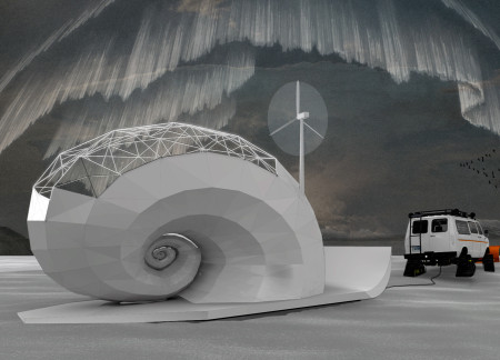 Spiral Structure With Thermoplastic Facade and Cross-Laminated Timber Enhances Icelandic Wilderness Experience
