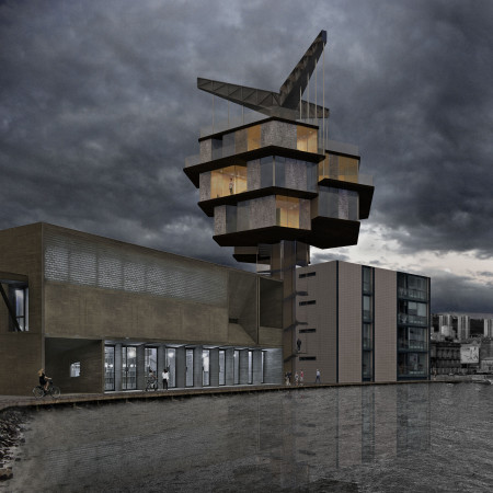 Steel-Framed Elevation with Kapilux Transparency in Sustainable Urban Living