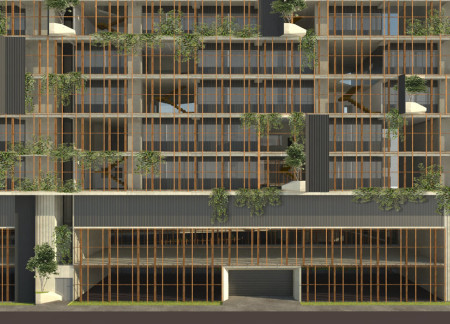 Natural Ventilation and Green Roofs Enhanced by Perforated Metal in a Community-Focused Residential Development