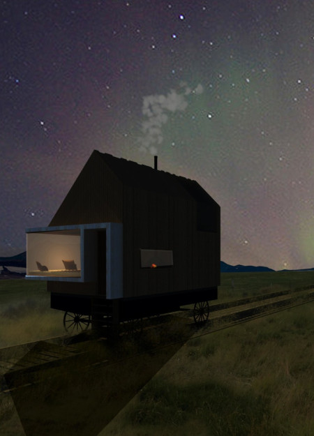 Transportable Retreat Constructed with Geothermal Steel and Timber Panels