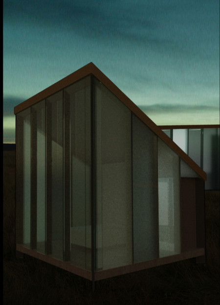 Hospitality space featuring cross-laminated timber and double-glazed glass in harmony with Iceland’s natural landscape