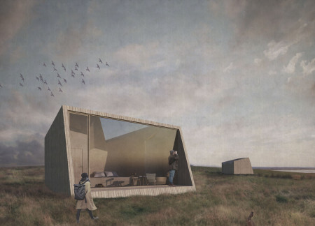 Charred Wooden Shingles And High-Efficiency Glass Create A Retreat For Aurora Viewing