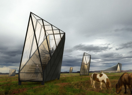 Sustainable Cedar Cladding and Vacuum-Acrylic Panels Form a Circular Retreat Amidst the Icelandic Landscape