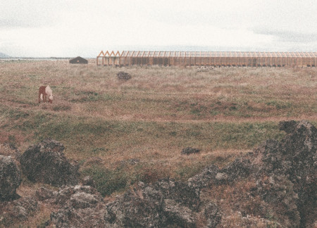Charred Wooden Shingles and Cross-Laminated Timber Panels Define Sustainable Cabins in Icelandic Landscape