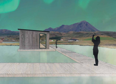 Floating Accommodations With Charred Wooden Shingles and Panoramic Views Over Iceland's Geothermal Landscape