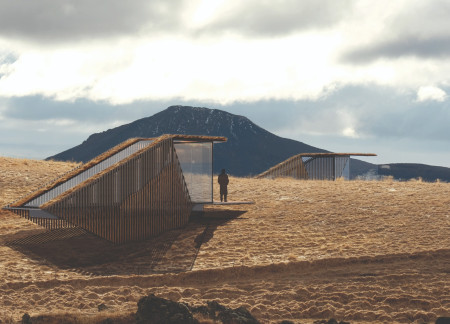 Charred Wooden Shingles and Cross-Laminated Timber Panels Shape Sustainable Urban Living  