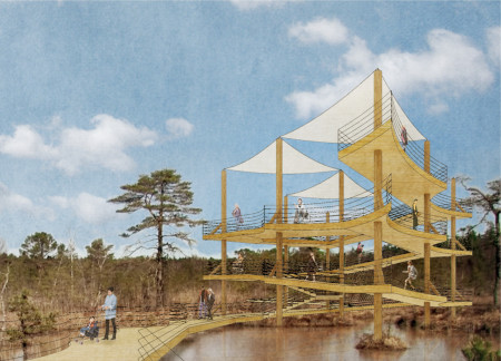 Examining Elevated Viewing Platforms Crafted From Treated Wood and Steel Framework
