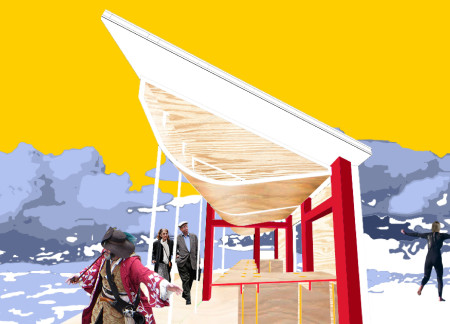 Curvilinear Structure Crafted with Locally Sourced Timber and Accessible Design Elements