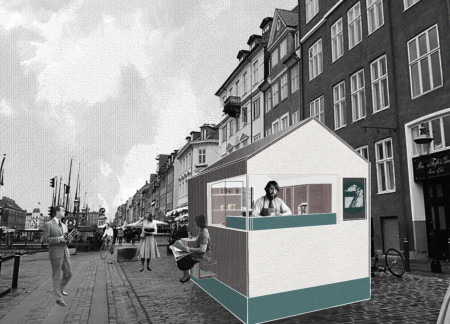 Towable Kiosk Constructed With Cross-Laminated Timber and Oak Cladding for Urban Coffee Service