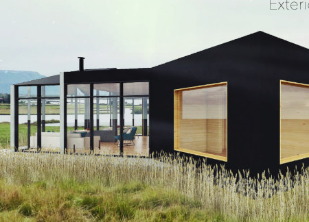 Charred Wooden Shingles and Cross-Laminated Timber Create a Unique Icelandic Retreat 