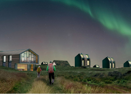 Sustainable Green Roofs Complementing Timber Structure For Enhanced Northern Views  