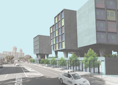 Colorful Modular Units with Reinforced Concrete Structure Supporting Affordable Housing Solutions