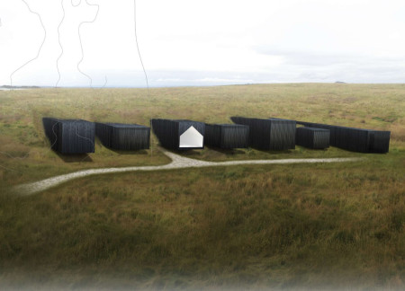 Charred Wooden Shingles and Cross-Laminated Timber Panels Creating Sustainable Spaces with Panoramic Views  