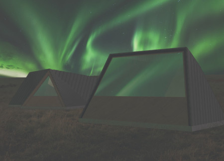 Foldable Steel Cabins With Panoramic Glass Views Nestled In Nature