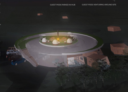 Mobile Pods Designed with ETFE and Timber Embracing Icelandic Landscapes