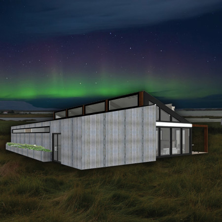 Charred Wooden Shingles and Cross-Laminated Timber Create a Sustainable Community Hub  
