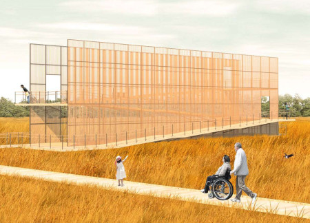 Sustainable Oak Walkways Enhancing Nature Immersion Through Steel Observation Platforms  