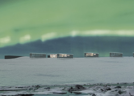 Elevated Cabins With Expansive Glass and Natural Stone in The Pursuit of Celestial Views