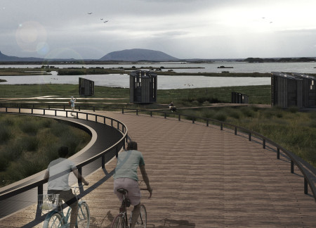 Charred Wooden Shingles and Circular Form Create Sustainable Community Living  