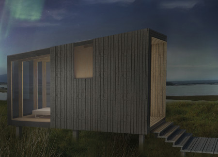 Charred Wooden Shingles and Reinforced Concrete Creating Dynamic Community Spaces