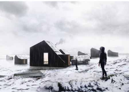 Green Roof Cabins Crafted From Local Timber Offering Uninterrupted Aurora Views