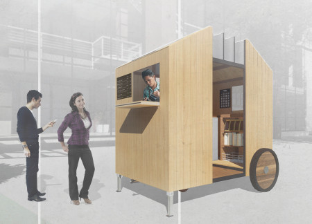 Lightweight Steel Frame and Timber Structure with Photovoltaic Sustainability for Urban Coffee Service