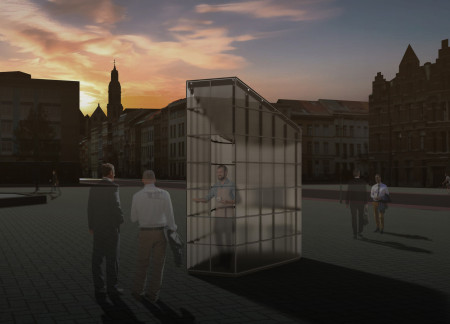 Translucent Polycarbonate Structure Offering Community Interaction Through Natural Light
