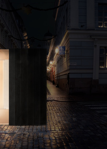 Charred Wooden Shingles and Double-Glazing Create a Flexible Urban Coffee Kiosk