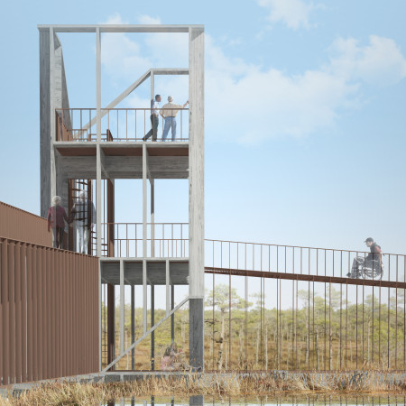 Exploring Elevated Vistas Through Glulam Timber And Earthy Balustrades